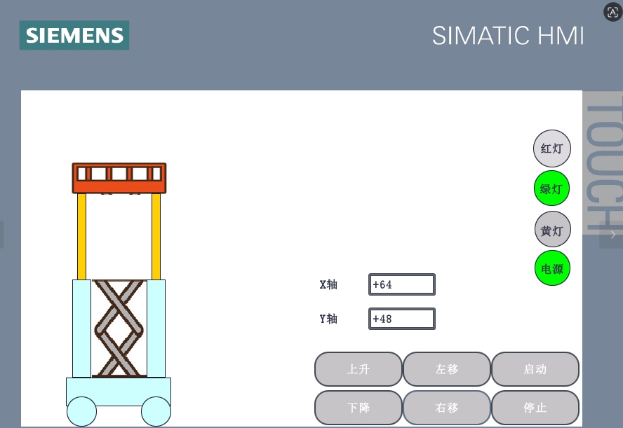 XY574-基于S7-1200 PLC的自行走剪叉式升降平台控制系统设计【含SW三维图】