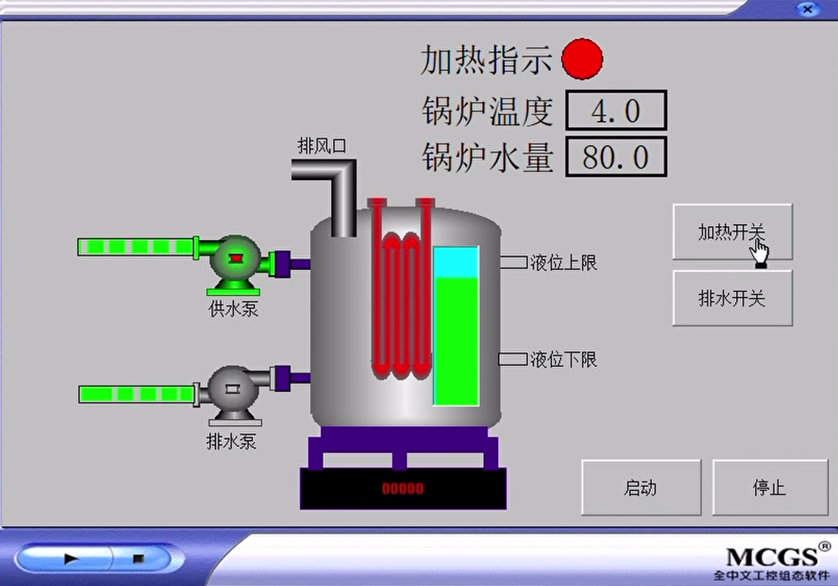 XY658-基于三菱FX2NPLC的锅炉温度控制系统设计