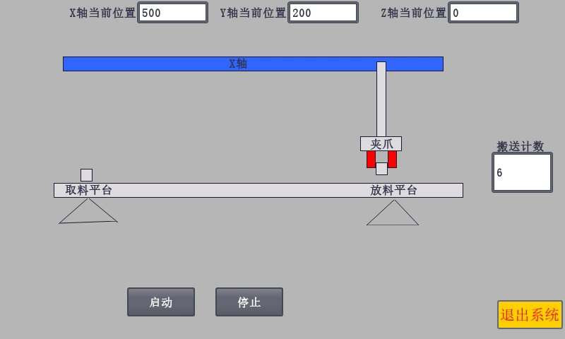XY669-基于S7-1200 PLC的冰柜箱体搬运机械手控制系统设计