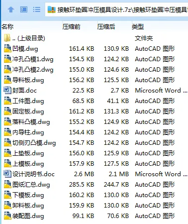 Z3109-接触环垫圈冲压模具设计 Z3109-接触环垫圈冲压模具设计