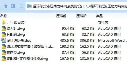Z3233-循环球式液压助力转向系统的设计 Z3233-循环球式液压助力转向系统的设计