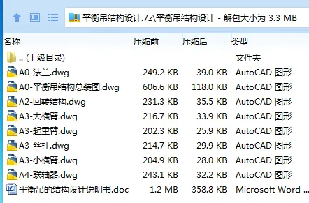 Z3335-平衡吊结构设计