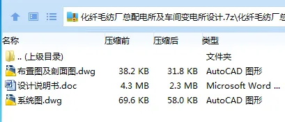 Z3359-化纤毛纺厂总配电所及车间变电所设计