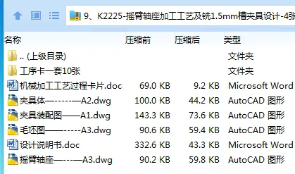 K2225-摇臂轴座加工工艺及铣1.5mm槽夹具设计 K2225-摇臂轴座加工工艺及铣1.5mm槽夹具设计