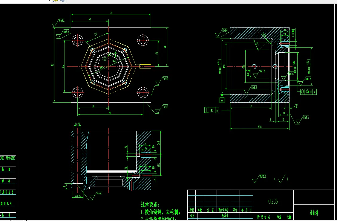 Z3395-油缸体加工工艺及铣夹具设计
