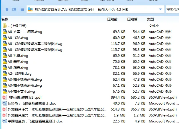 Z3415-飞轮储能装置设计 Z3415-飞轮储能装置设计