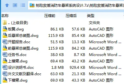 Z3444-抢险救援消防车悬架系统设计