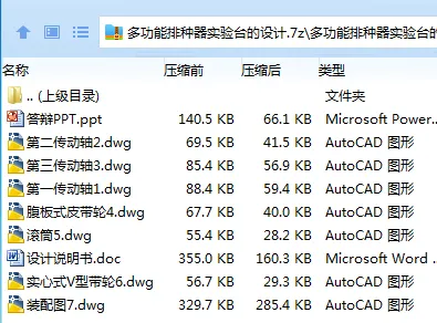 Z3470-多功能排种器实验台的设计