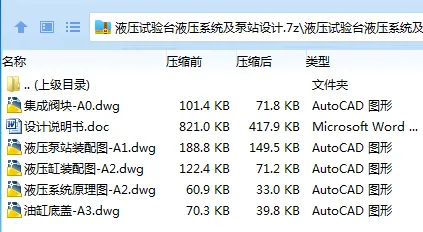 Z3471-液压试验台液压系统及泵站设计 Z3471-液压试验台液压系统及泵站设计