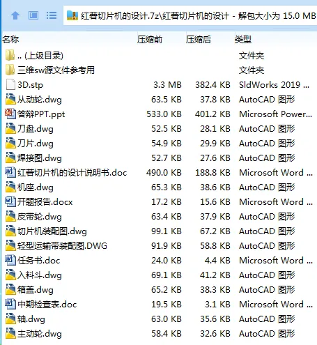 Z3472-红薯切片机的设计