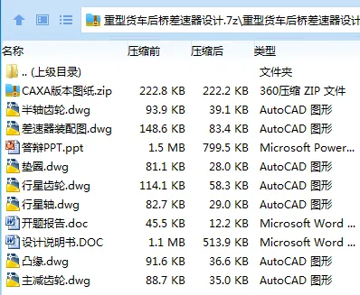 Z3478-重型货车后桥差速器设计 Z3478-重型货车后桥差速器设计