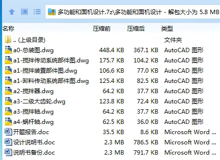 Z3586-多功能和面机设计 Z3586-多功能和面机设计