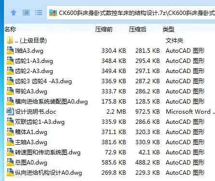 Z3621-CK600斜床身卧式数控车床的结构设计
