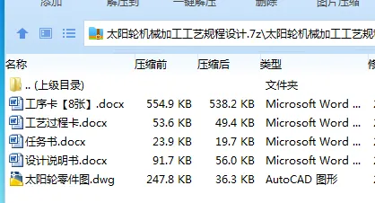 Z3693-太阳轮机械加工工艺规程设计