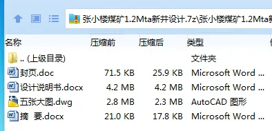 Z3760-张小楼煤矿1.2Mta新井设计 Z3760-张小楼煤矿1.2Mta新井设计