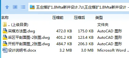 Z3780-王庄煤矿1.8Mta新井设计 Z3780-王庄煤矿1.8Mta新井设计