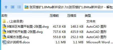 Z3796-张双楼矿1.8Mta新井设计 Z3796-张双楼矿1.8Mta新井设计