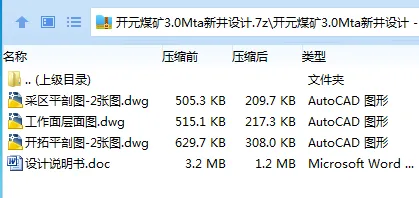 Z3813-开元煤矿3.0Mta新井设计 Z3813-开元煤矿3.0Mta新井设计