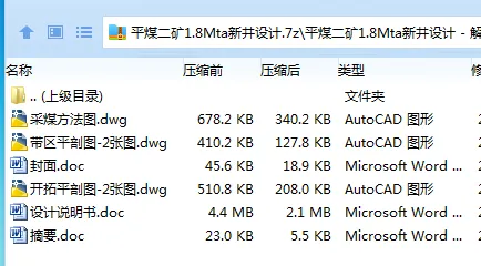 Z3827-平煤二矿1.8Mta新井设计 Z3827-平煤二矿1.8Mta新井设计