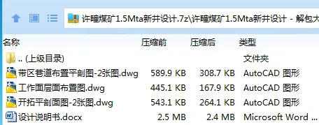Z3836-许疃煤矿1.5Mta新井设计 Z3836-许疃煤矿1.5Mta新井设计
