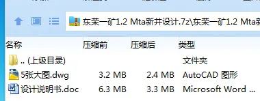 Z3851-东荣一矿1.2Mta新井设计 Z3851-东荣一矿1.2Mta新井设计