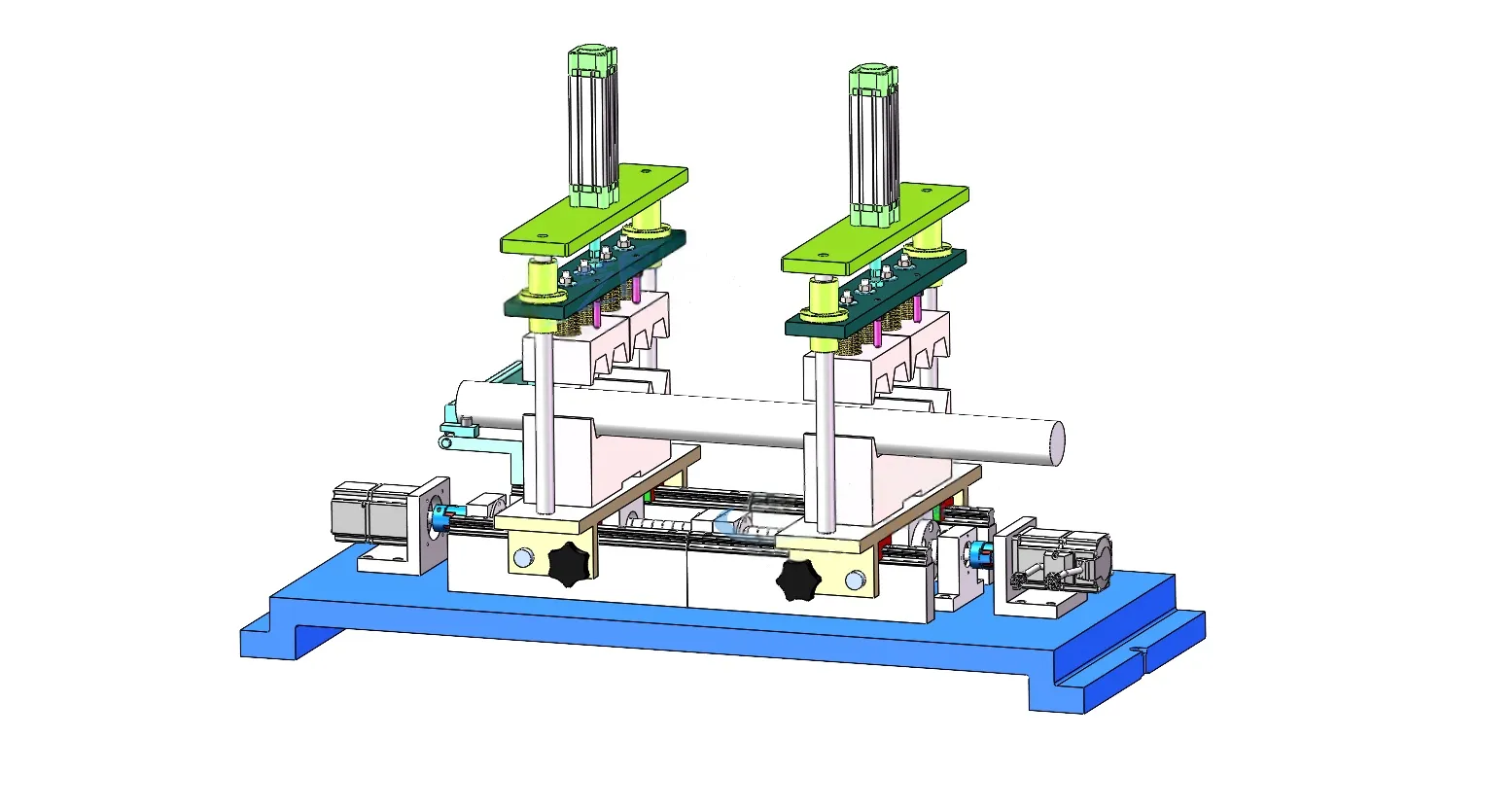 C25369-托辊管体夹具工装设计【含SW三维图】