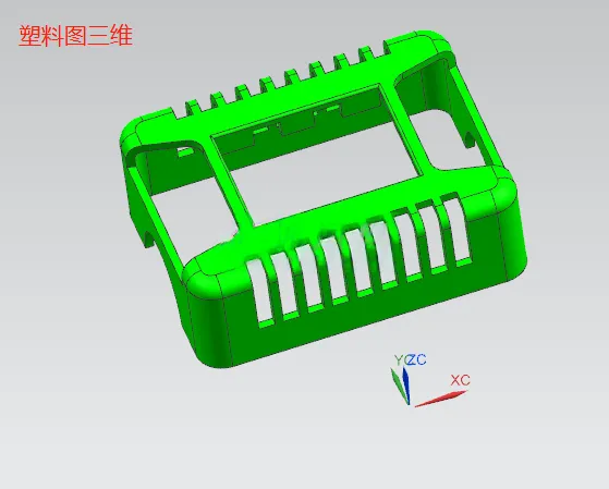N9801-散热盖塑料注射模具设计【含UG三维图】
