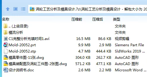 Z3876-涡轮工艺分析及模具设计【含UG三维图】
