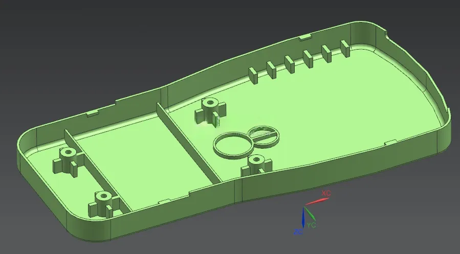 X1148-计算器后壳注塑模具设计【含UG三维图】