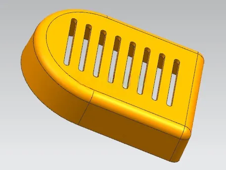 X1239-上盖塑料造型及注射模具工作零件设计【含UG三维图】