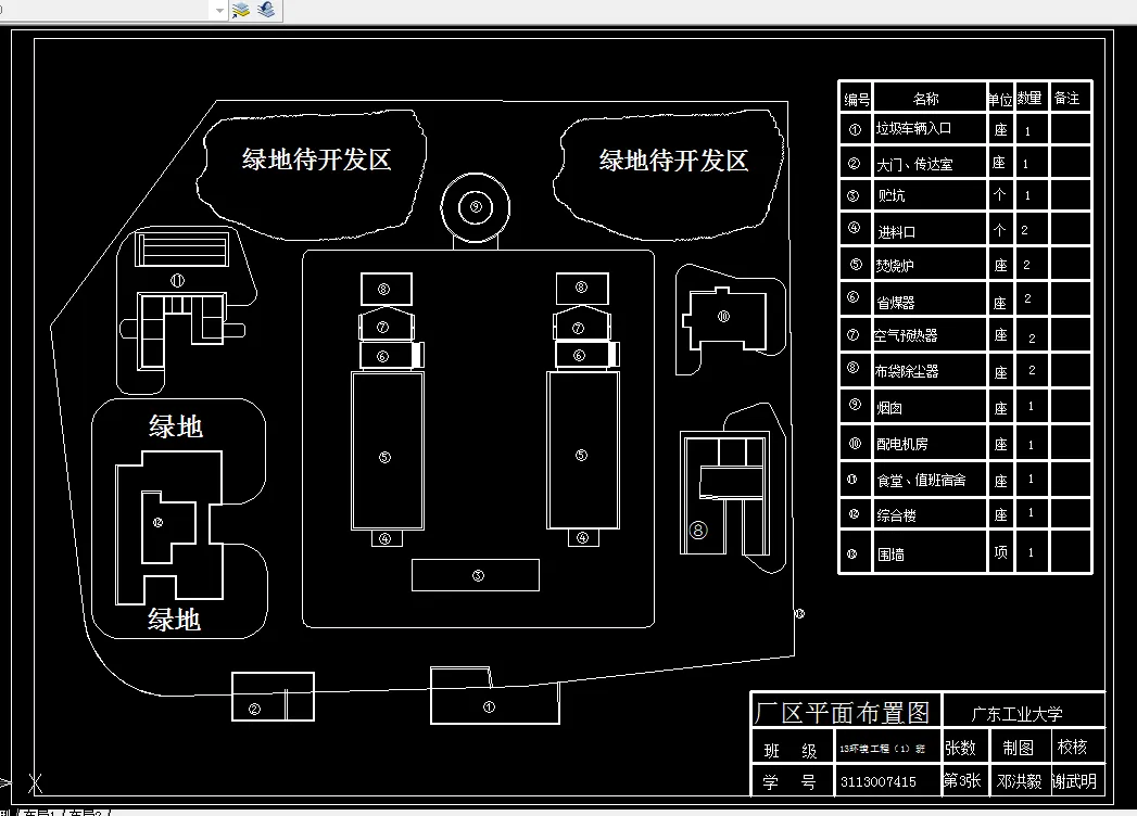 Z3958-100td城市生活垃圾焚烧设计