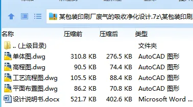 Z3977-某包装印刷厂废气的吸收净化设计 Z3977-某包装印刷厂废气的吸收净化设计