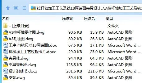 Z3987-拉杆轴加工工艺及铣18两端面夹具设计 Z3987-拉杆轴加工工艺及铣18两端面夹具设计