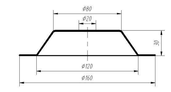 X1466-锥形盖复合模冲压模具设计