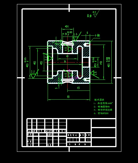 X1489-十字头钻4-M6孔的钻床夹具设计