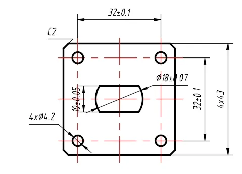 X1536-谐振窗冲孔冲压模具设计