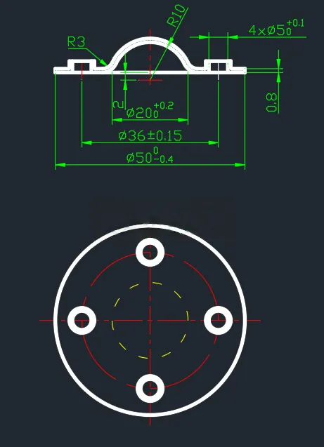 X1592-减速器端盖冲压工艺及模具设计【含SW三维图】