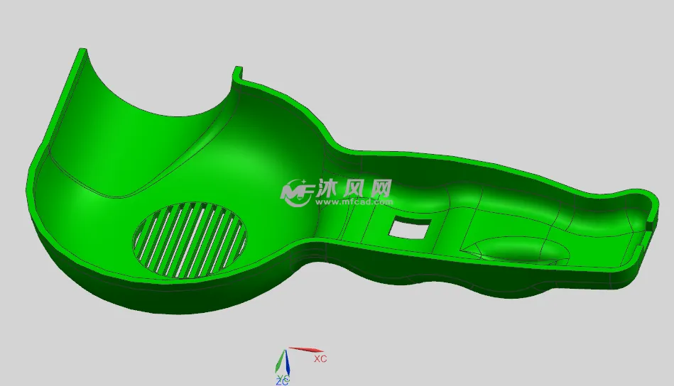 X1658-吹风机面壳注塑模具设计【含UG三维图】