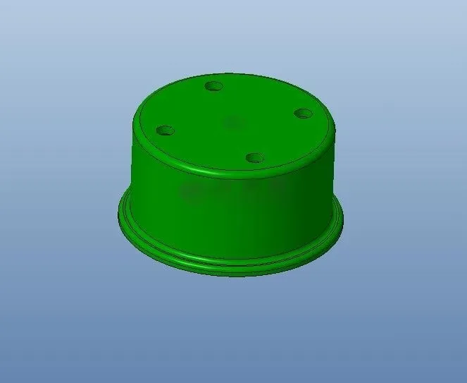 X1754-多孔塑料罩注射模具设计-直径100【含三维图】