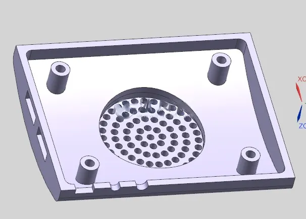 X1765-扩音器前壳注塑模具设计【含UG三维图】