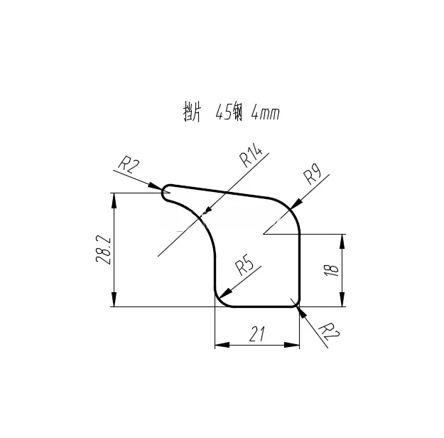 X2084-挡片落料模设计