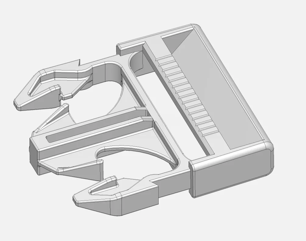 X2909-书包扣注塑模具设计【含UG三维图】