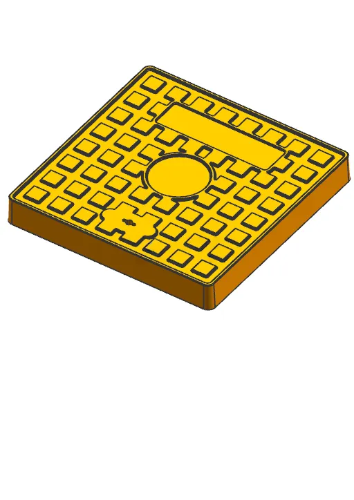 X3483-方形盖板注塑模设计【含UG三维图】