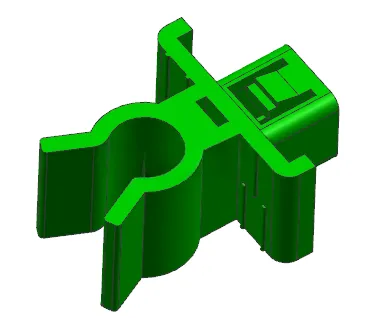 X3601-汽车引擎盖卡扣注塑模具设计【含UG三维图】