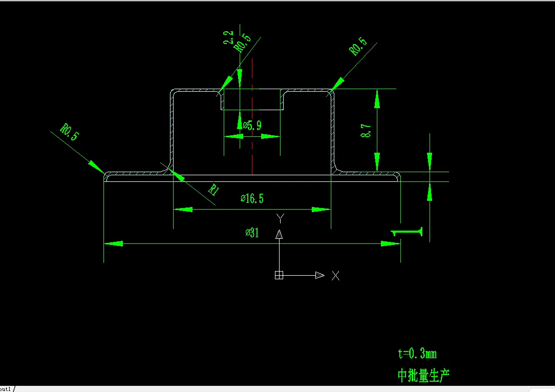 Z4013-通气阀外壳冲压模具设计