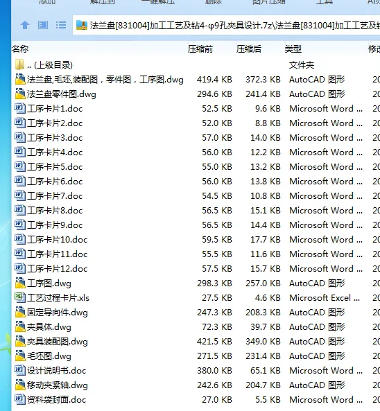 K2318-法兰盘[831004]加工工艺及钻4-φ9孔夹具设计