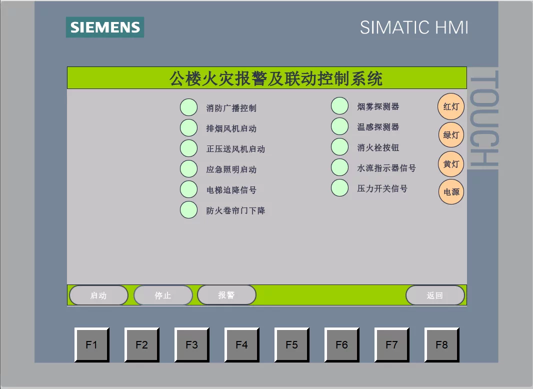 XY1015-基于PLC的某办公楼火灾报警及联动控制系统设计