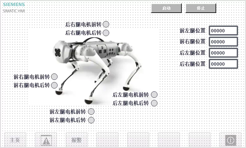 XY1038-基于PLC控制的仿生四足机器人结构设计【含SW三维图】