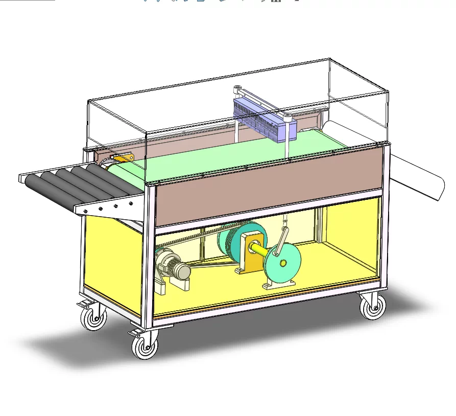 XY1164-筇竹笋切丝机设计【含SW三维图】
