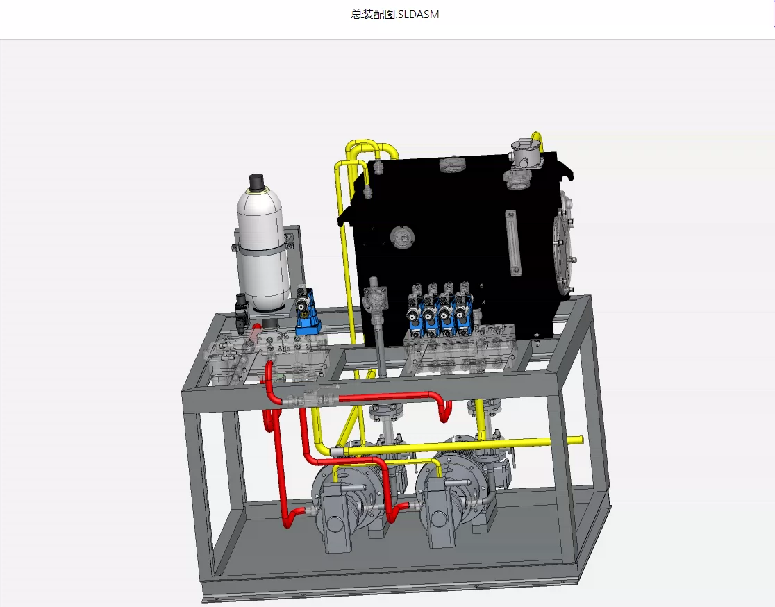 XY1252-轧机用液压泵站的结构设计【含SW三维图】